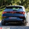 Podwójny tłumik końcowy przelotowy Cupra Leon 2.0TSI 180kW RAGAZZON BLACK sportowy wydech